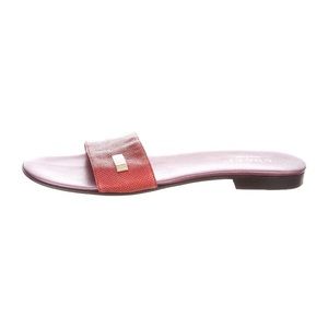 GUCCI Logo Slide Sandals Authentic